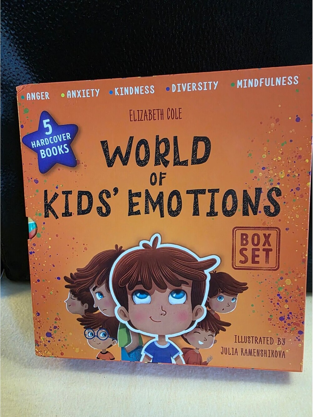 Elizabeth Cole World of Kids’ Emotions 5 Hardcover Book Set Ages 4–8